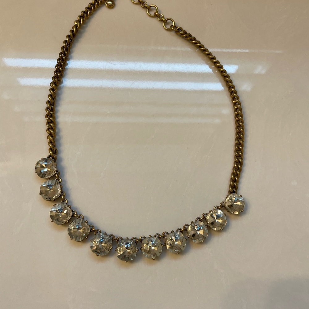Jcrew simple diamond necklace